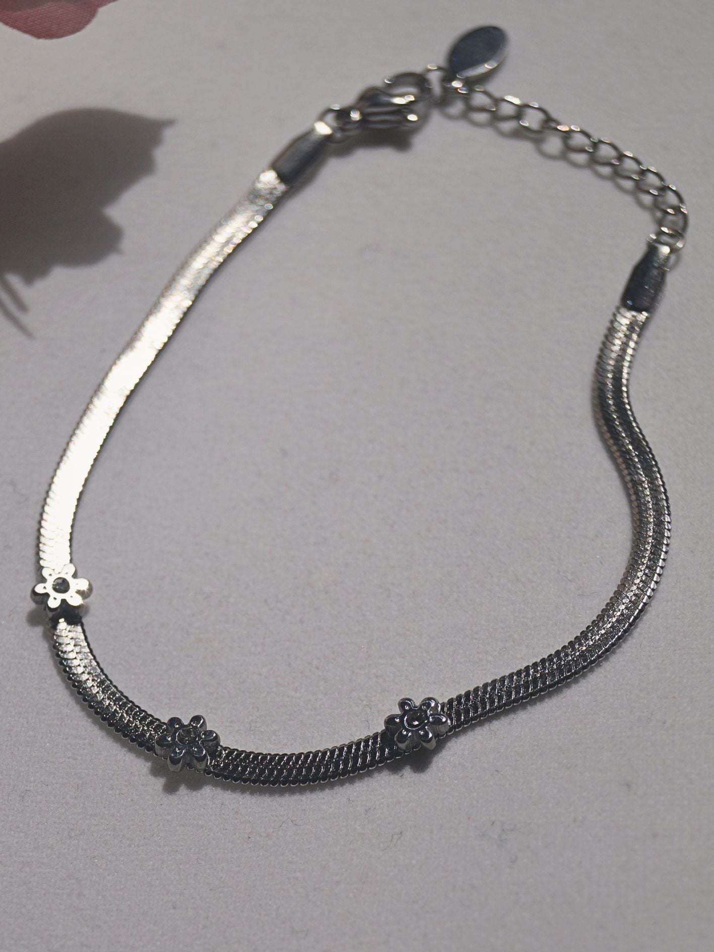 Silver Bloom - armband
