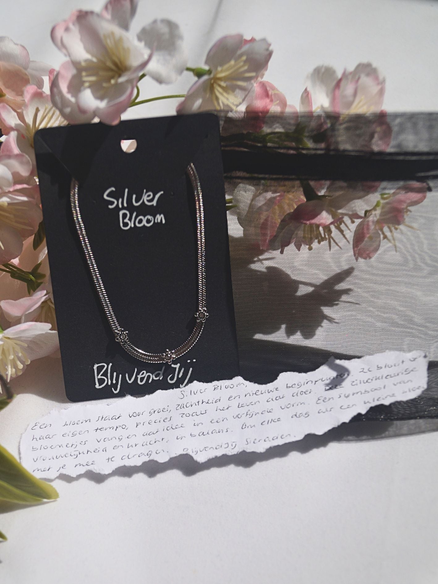 Silver Bloom - armband
